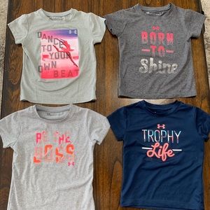 Under Armour Heat Gear Shirts (3T Girl)